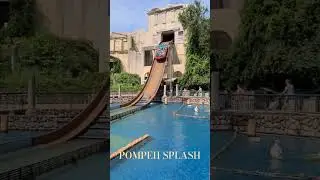 HOW WET WILL YOU GET!!! escape from Pompeii Busch Gardens Williamsburg