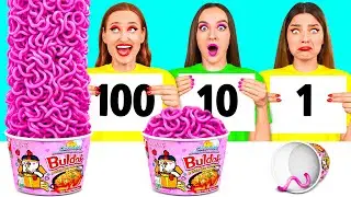 100 Layers of Food Challenge | Food Battle by GoFun Challenge