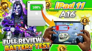 iPad 11 A16 100% Battery Test in BGMI Match! Shocking Results Revealed!