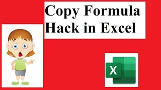 Excel Hack: Copy Formula Without Changing Cell References (or Without File References)