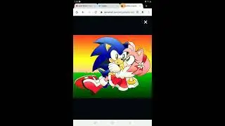 Sonic and Amy versus deviantART!