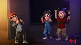 Nick and tani funny story episode 4 game video/ scary gameplay Helloween chapter