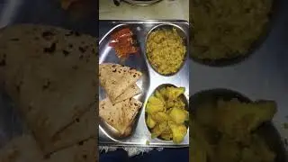 Dinner Thali ready to eat #food #hometips #kitchenchores #recipe #easyhometips