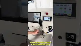 catheter bonding machine butt weld