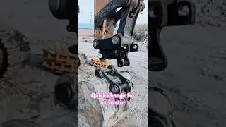 More efficient in work , excavator quick change #accessories #excavator #parts #machine #china