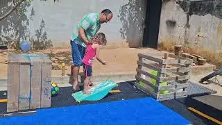 Circuito radical com obst&aacute;culos.  #autismo 