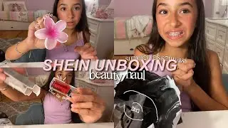 HUGE SHEIN UNBOXING HAUL | VIRAL Dior lip dupe, phone accessories, jewelry