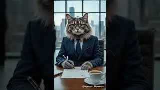 Cat Chef, Business Boss & Car Mechanic &ndash; Furry Professionals at Work! 🐱✨ #cat #working #workingcat