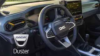 New 2024 Dacia Duster INTERIOR &ndash; More modern look than Before