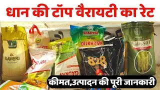 New rate of all varieties of paddy 2025 | Dhan ki Kheti | Dhan ki Top Variety | Hybrid Paddy Seed...