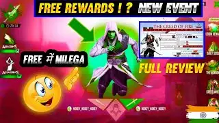 FREE FIRE ASSASSIN CREED EVENT CALENDAR | X ASSASSIN'S CREED EVENT FULL REVIEW | FREE FIRE NEW EVENT
