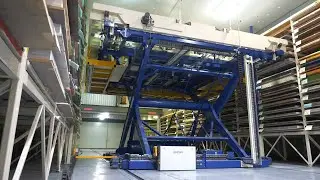 Heavy Capacity Work Platform - Rail Mounted Traversing Scissor Lift