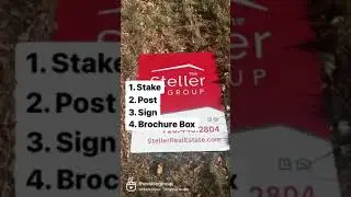 Installing a For Sale Sign #trends #shorts