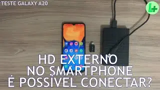 CONECTAR HD EXTERNO NO SMARTPHONE! É POSSÍVEL? TESTE GALAXY A20 (NTFS/exFAT)