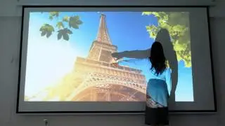 VSHEILA C195 Ultra Short Throw 3D Projector DLP 4K 7500 Lumen (2017)