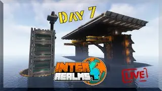 Waxing Lyrical on David Copper-Ager for the Oil Rig Base Build on the Inter Realms Community SMP