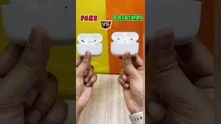 Apple Original vs Fake Airpods Pro how to check ? #shorts
