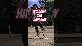 #polejam the wrong way so I guess it's a jam jampole? pamjole? #skateboarding #skate #viral #shorts