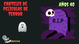 Películas de TERROR. Años 40. Carteles. Posters.