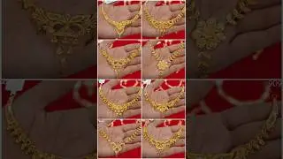 Light weight gold Necklace design 2025 #shorts #gold #necklace #bridalnecklace #trending