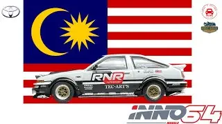 1/64 Inno64 Toyota Sprinter Trueno AE86 Tuned by &ldquo;Tec-Art&rsquo;s&rdquo; @TRACKERZ DAY MALAYSIA EVENT MODEL