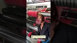 Film slitting machine from HAVESINO for flexible packaging slitting