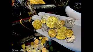 NEW TREASURES IN! PIRATE GOLD COINS SHIPWRECK LOOT JR BISSELL