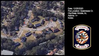 Mobile 1+ Alarm Christmas Day Fire Audio [Alabama]