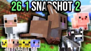 NOWE KR&Oacute;LICZKI I MAŁE ZWIERZĄTKA! - Minecraft 26.1 Snapshot 2