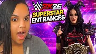 WWE 2K26 EARLY ACCESS: WOMEN SUPERSTARS FULL ENTRANCES FIRST LOOK!!