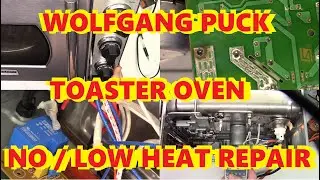 WOLFGANG PUCK PRESSURE-TOASTER OVEN NO HEAT LOW HEAT BROR1000 BROR1000-A4