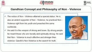 M-21.  MK Gandhi and Nonviolent Revolution