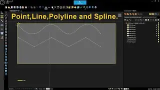 #Bsuite #bsolid #biessecnc BSulite, Points, Polylines, Lines & Splines | Complete CAD Drawing Basics