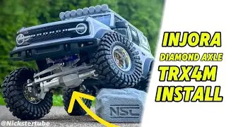 The BEST TRX4m Upgrade!! | Injora Diamond Axles!! | INSTALLATION video | Skill level - Easy |