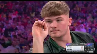 MOMENT CHARLIE MANBY BEATS RICKY EVANS AT THE 2026 WORLD DARTS CHAMPIONSHIP