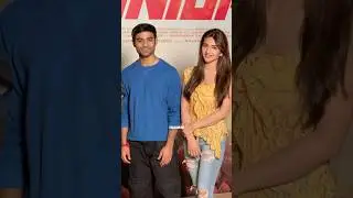 #kireetireddy & #sreeleela Both Snapped At #junior Movie Promotions ￼