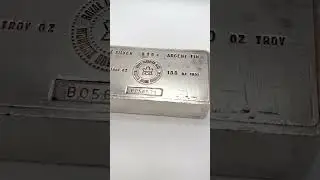 VINTAGE SILVER BAR! Royal Canadian Mint .999 #investing #money #silver #bar #rcm #canada