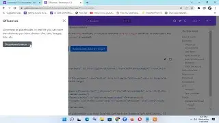 Bootstrap 5.3 - Panel Dashboard left Offcanvas