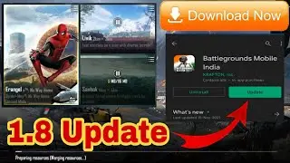 Finally 1.8 Update is Here 🔥1.8 Download link🔥How to download 1.8 Version in Pubgm