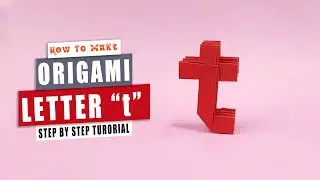 Origami Letter t