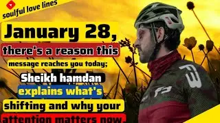 January 28,there's a reason this message reaches you today; | sheikh hamdan | soulful love lines
