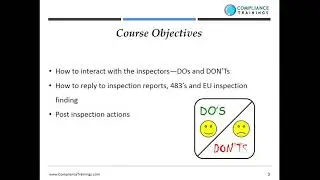 FDA, EU and MDSAP Inspections &ndash; Getting Prepared