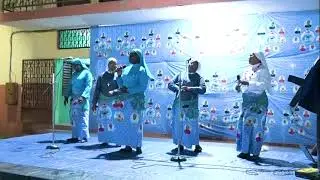Dîner, chant et danse des religieuses en l'honneur des 10 ans d' épiscopat de Mgr Aristide GONSALLO