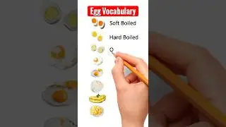 Разные виды яиц на английском языке 🍳
