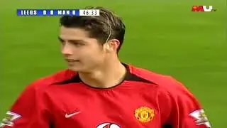 18 yo Cristiano Ronaldo Dominating Leeds In Elland Road