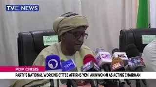 PDP Crisis: Party's National Working C'ttee Affirms Yemi Akinwonmi As Acting Chairman