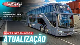 🥵 PRIMEIRA ATUALIZAÇÃO WORLD BUS DRIVING SIMULATOR 2024! Novas informações