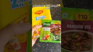 Manchow soup Maggi 🍝😍| #shorts #viral #youtubeshorts #youtube #cooking #viralvideo