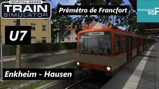 Pr&eacute;m&eacute;tro de Francfort - U7 (Enkheim - Hausen) - D&uuml;wag U3 Orange | [FR] TS Classic