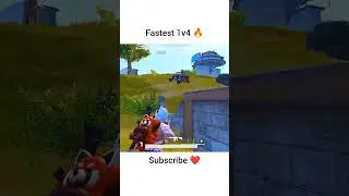 Bgmi 1v4 Clutch 🔥 #bgmi #shortsfeed #pubgmobile #shortsviral #pubg #gaming